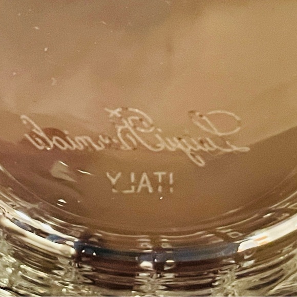 Luigi Bormioli Mixology 12.75 Oz Charme DOF Bourbon Glasses Set Of 2 - Signed - Picture 7 of 8